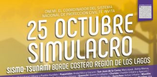 Simulacro de sismo y tsunami se realizará en la comuna de Ancud