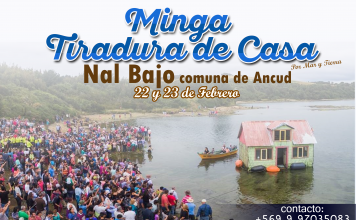 Ancud invita a gran Minga Tiradura de Casa por mar y tierra en el sector rural de Nal Bajo