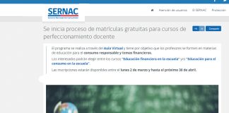 Sernac inicia matrículas para cursos gratuitos de Perfeccionamiento Docente