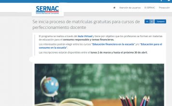 Sernac inicia matrículas para cursos gratuitos de Perfeccionamiento Docente
