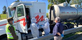 En Degañ se establece Control Sanitario para vehículos y personas que se dirigen al norte de la isla