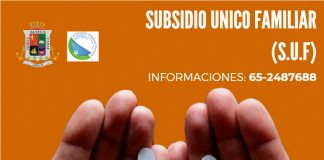 Se abren postulaciones para el Subsidio Único Familiar (S.U.F.)