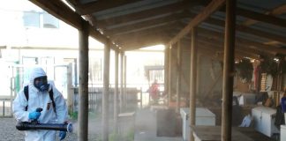 Continúan sanitizaciones en espacios públicos