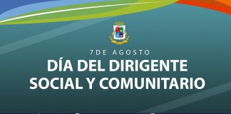 FELIZ DÍA DEL DIRIGENTE SOCIAL Y COMUNITARIO