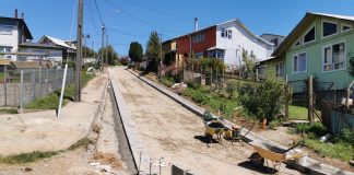 Avanzan trabajos de pavimentación participativa en Ancud