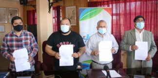 Corporación Municipal y Sindicatos de asistentes de la educación firman acuerdo por beneficios