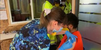 Salud Municipal vacuna a funcionarios recolección de residuos sólidos domiciliarios