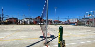 Pronta a entregarse se encuentra la multicancha de la población 22 de mayo