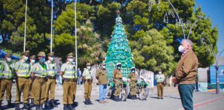 Municipalidad de Ancud y Carabineros inician campaña Navidad Segura