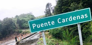 Corte de camino en Cogomó.