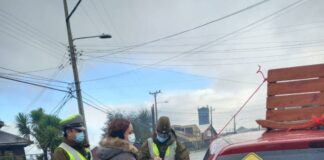 Dirección de Seguridad Pública y Senda realizan campaña preventiva junto a Carabineros