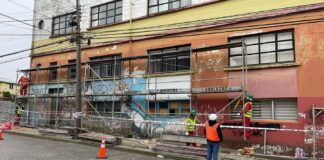 Comenzó el mejoramiento de la fachada del municipio