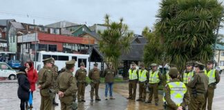 Seguridad Pública, Senda y Carabineros de Chile realizan campaña preventiva en Ancud