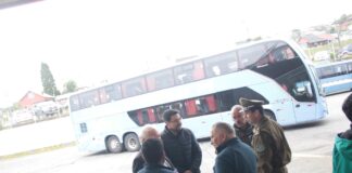 Ancud: autoridades y carabineros llaman a cuidarse durante viajes en buses y locomoción colectiva