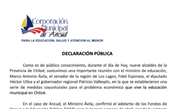 Declaración Pública respecto a situación de la Educación Municipal
