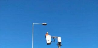 Cambian luminarias en el puente Pudeto
