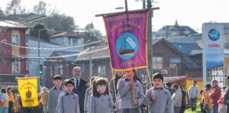 Las Glorias Navales se homenajean con desfile en Ancud