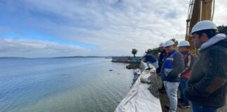 Avanzan las obras de la segunda etapa de la Costanera de Ancud