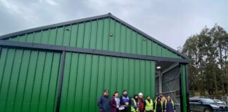 Municipio recepciona ampliación de galpón de Reciclaje