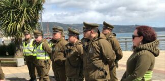 Dirección de Seguridad Pública participa en ronda policial en la comuna de Ancud