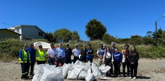 Operativo de limpieza de playa Fátima retiró 400 kilos de basura