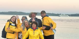Crucero Hanseatic Nature que recaló en la Bahía de Ancud
