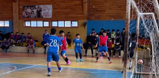 Campeonato futsal estudiantil en Ancud