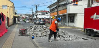Comenzaron trabajos de reparación en calle Eleuterio Ramírez de Ancud