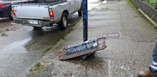 Alcalde supervisa daños en semáforos tras temporal en Ancud y anuncia inversión para su renovación