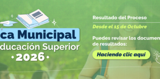 Beca Municipal de Educación Superior 2026
